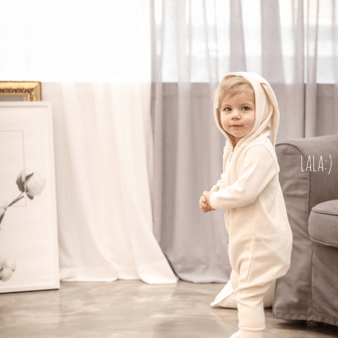 LOVE THIS! Rabbit Suit by Lala - Cream from LaLa - shop at littlewhimsy NZ