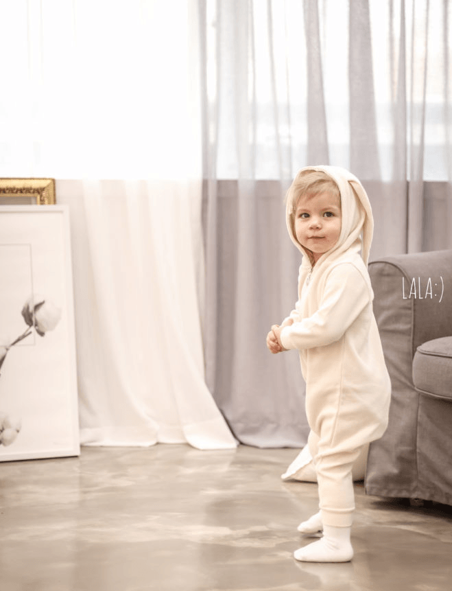 LOVE THIS! Rabbit Suit by Lala - Cream from LaLa - shop at littlewhimsy NZ