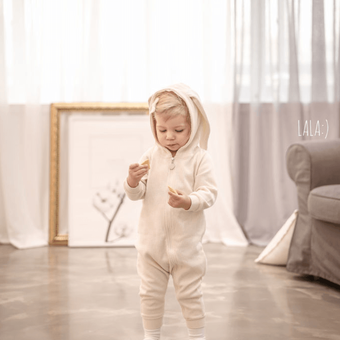 LOVE THIS! Rabbit Suit by Lala - Cream from LaLa - shop at littlewhimsy NZ