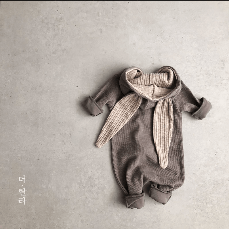 LOVE THIS! Rabbit Suit by Lala - Grey from LaLa - shop at littlewhimsy NZ