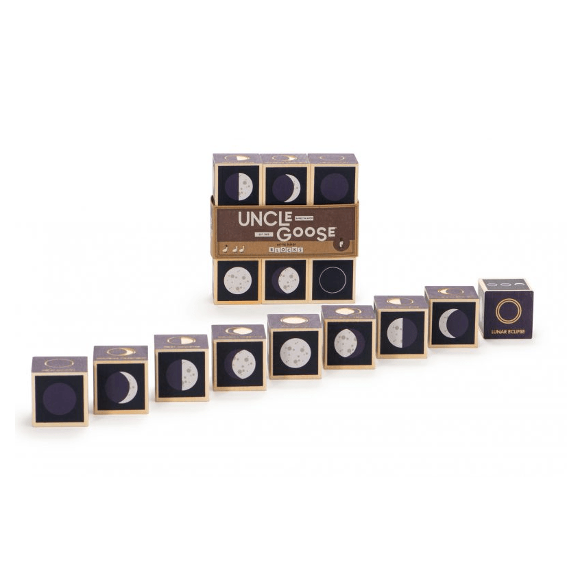 LOVE THIS! Uncle Goose - Moon Phase Blocks from Uncle Goose - shop at littlewhimsy NZ