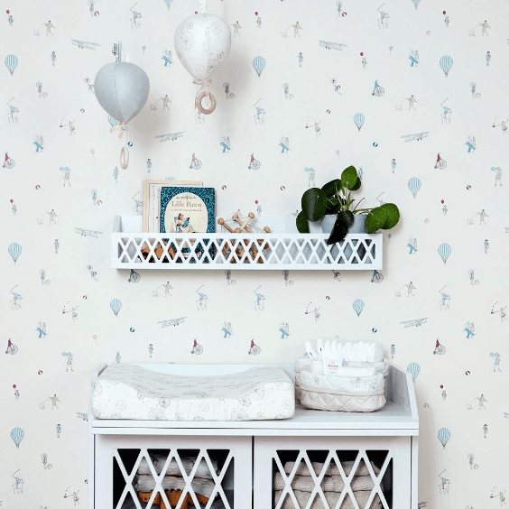 LOVE THIS! Cam Cam Harlequin Shelf - White from CamCam - shop at littlewhimsy NZ