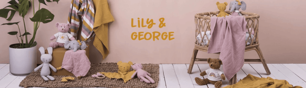LOVE THIS! Grey the Bunny Comforter from Lily & George - shop at littlewhimsy NZ
