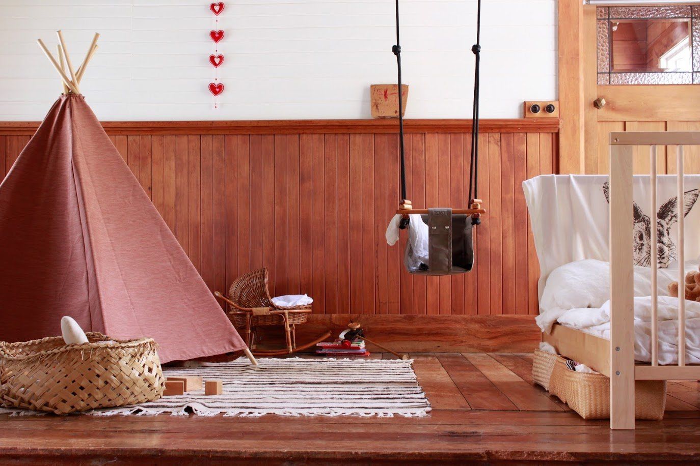 LOVE THIS! Solvej Baby + Toddler Swings - Classic Taupe from Solvej Swings - shop at littlewhimsy NZ