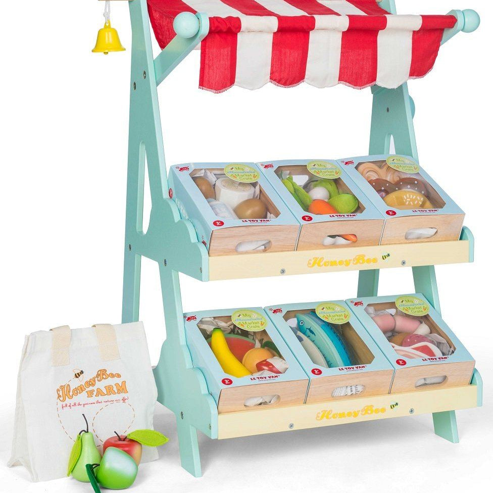 LOVE THIS! Le Toy Van Honeybake Harvest Vegetables Five-A-Day Crate from Le Toy Van - shop at littlewhimsy NZ