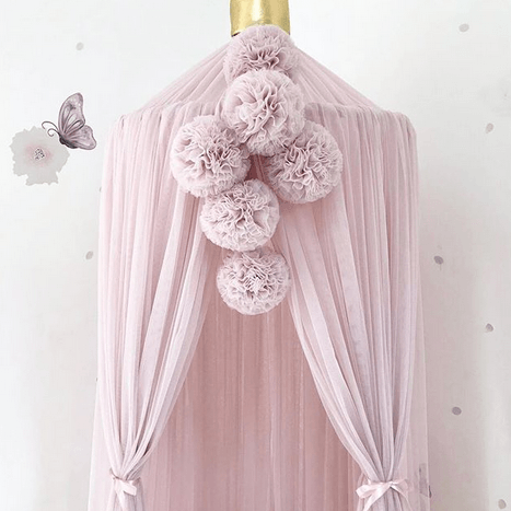 LOVE THIS! Spinkie Pom Garland in PALE ROSE from Spinkie - shop at littlewhimsy NZ