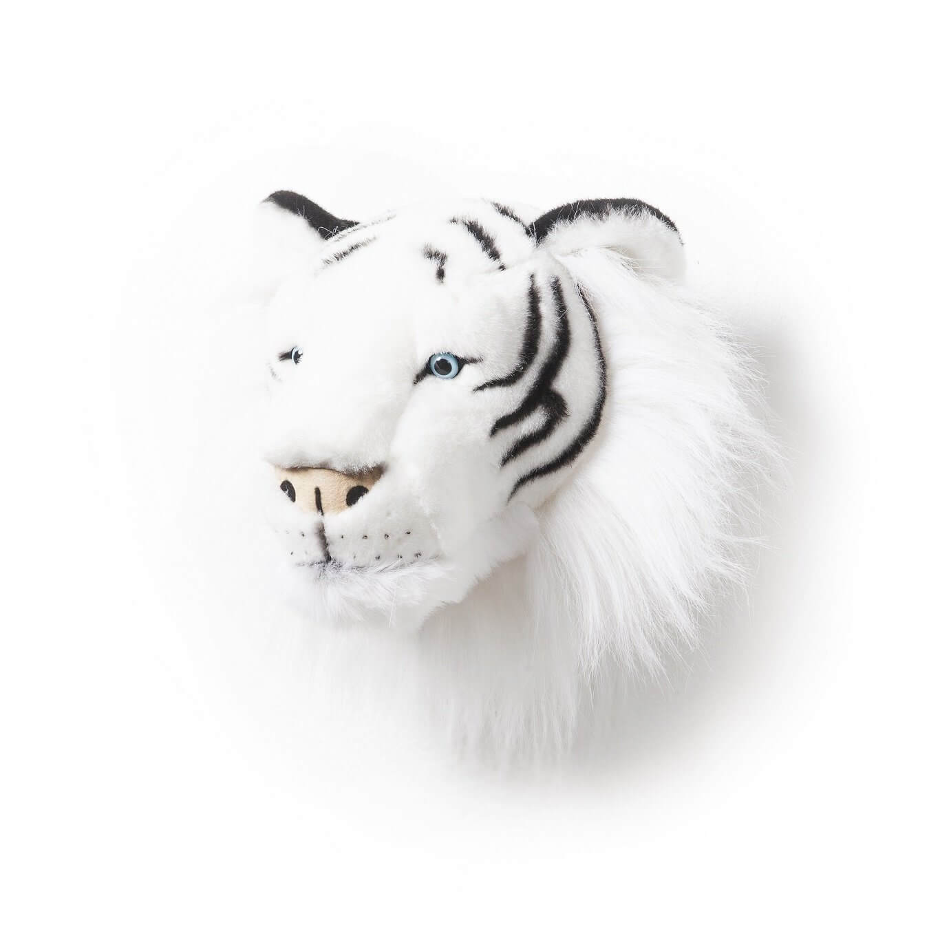 LOVE THIS! Albert the White Tiger - Wild & Soft Animal Head Large from Wild & Soft - shop at littlewhimsy NZ