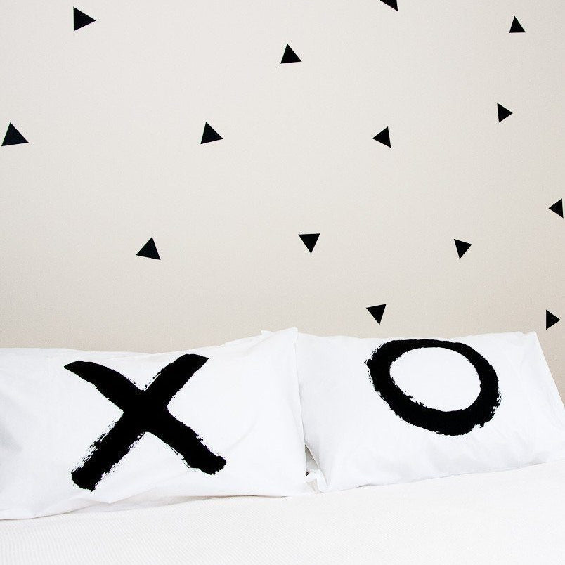 LOVE THIS! Wall Decals - Triangles from 100 Percent Heart - shop at littlewhimsy NZ