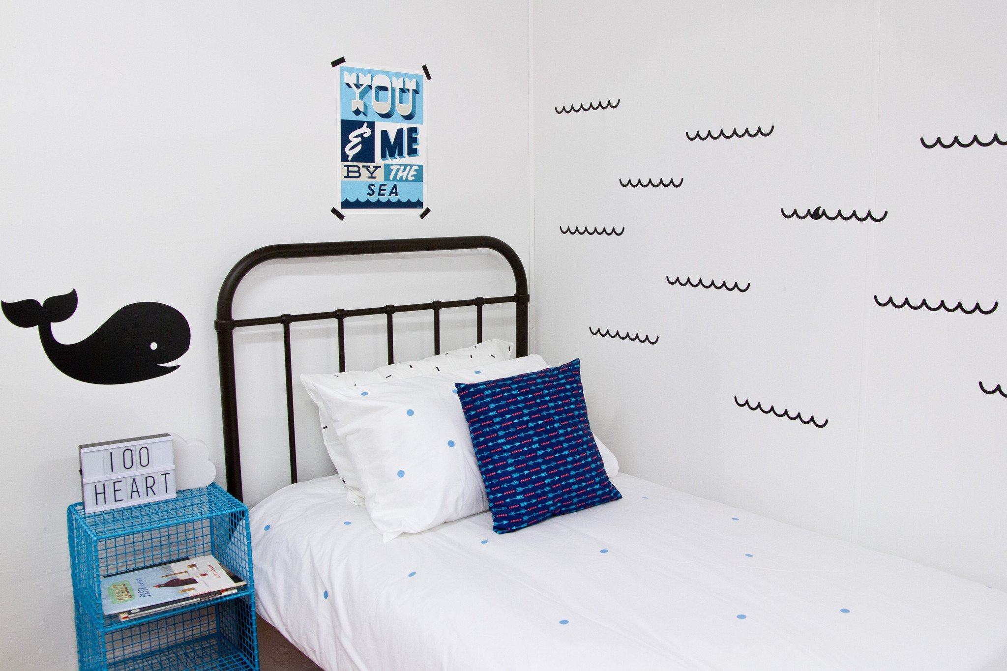LOVE THIS! Wall Decals - Waves from 100 Percent Heart - shop at littlewhimsy NZ