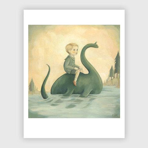 LOVE THIS! In The Secret Lake Art Print from Emily Winfield Martin - shop at littlewhimsy NZ