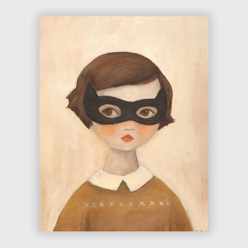 LOVE THIS! Kitten Bandit - Mysterious Girl Art Print from Emily Winfield Martin - shop at littlewhimsy NZ