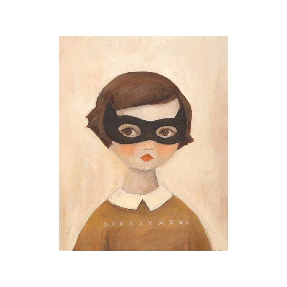 LOVE THIS! Kitten Bandit - Mysterious Girl Art Print from Emily Winfield Martin - shop at littlewhimsy NZ