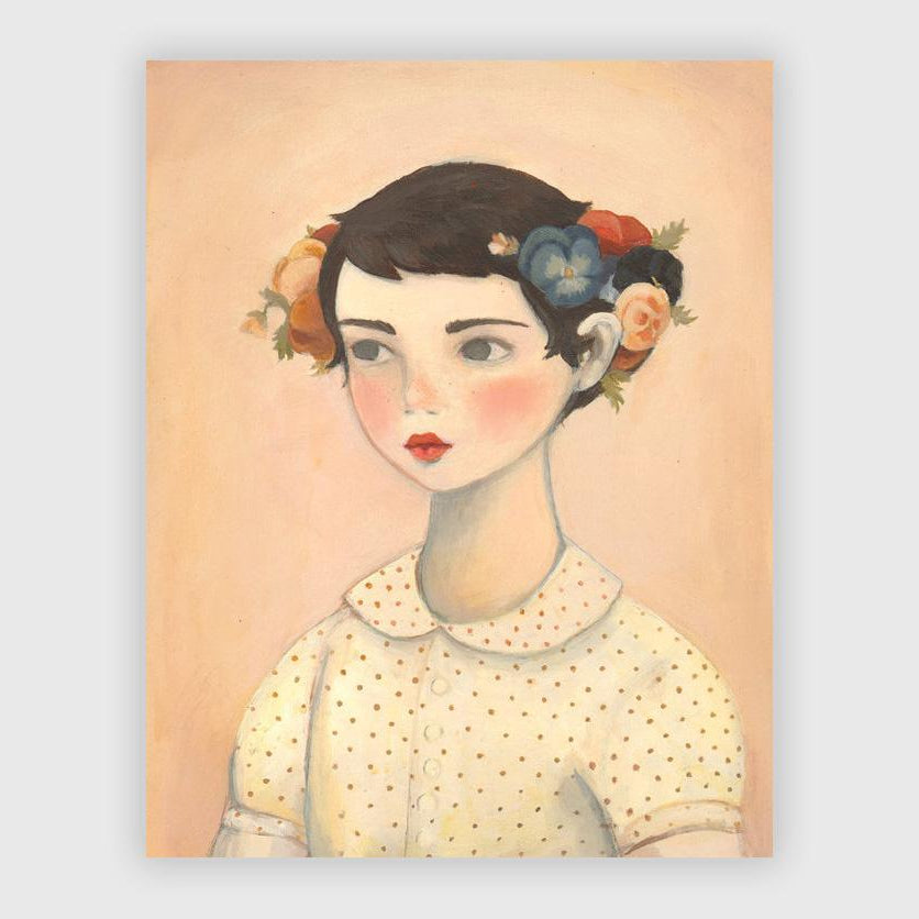 LOVE THIS! Pansy Art Print Larger 11x14" from Emily Winfield Martin - shop at littlewhimsy NZ