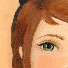 LOVE THIS! Portrait with Cat Ears Art Print from Emily Winfield Martin - shop at littlewhimsy NZ