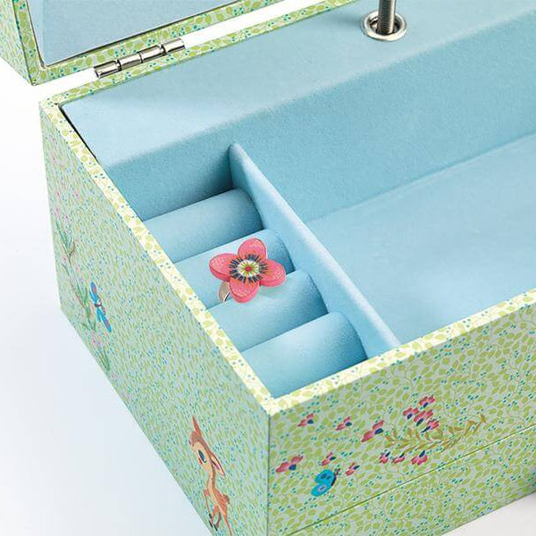 LOVE THIS! Fawn in the Woods - Jewellery Music Box from Djeco - shop at littlewhimsy NZ