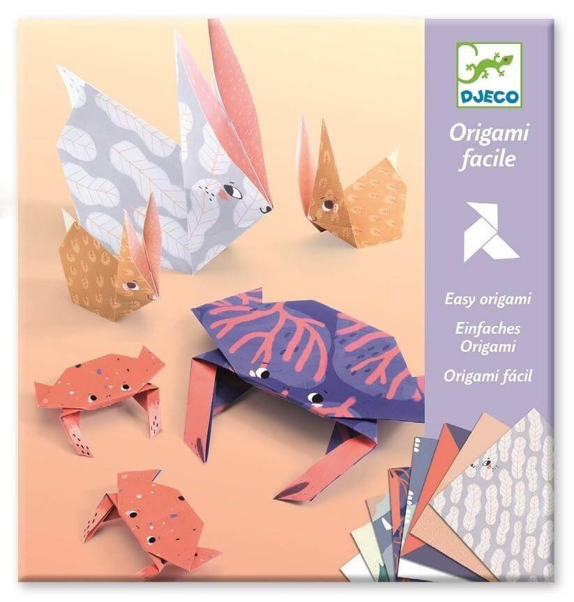 LOVE THIS! DJECO Easy Origami Kit - Family 28 pcs from Djeco - shop at littlewhimsy NZ