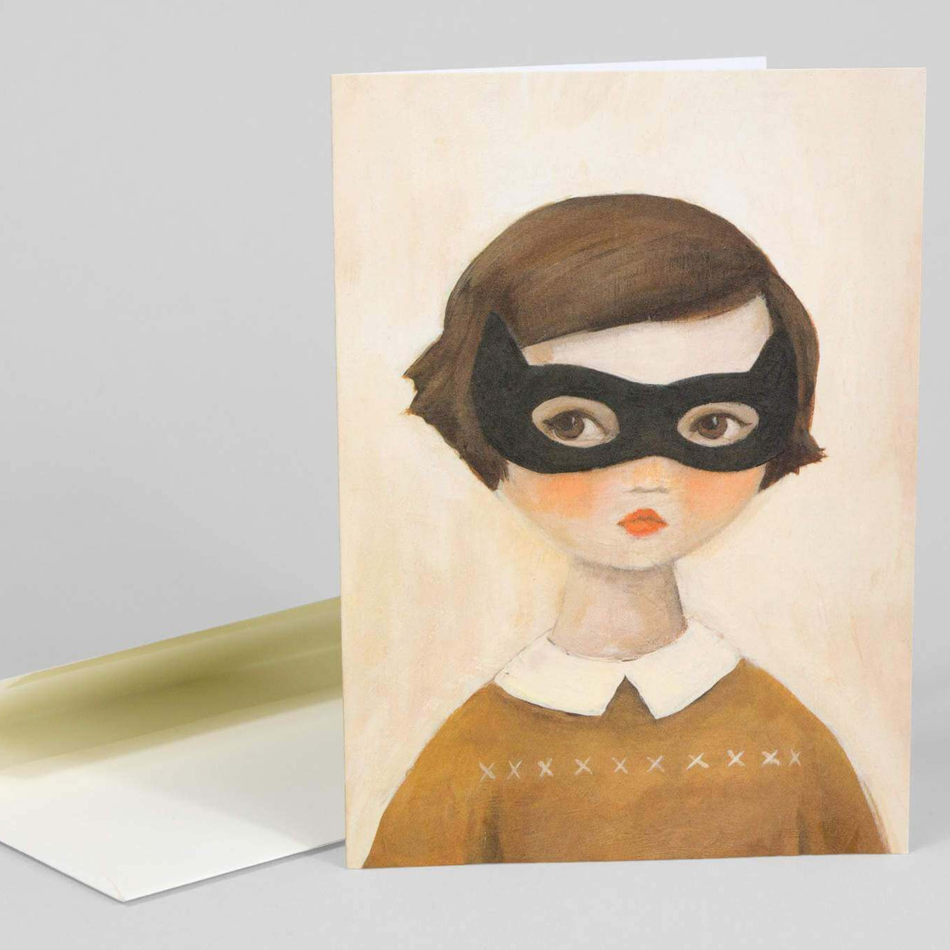 LOVE THIS! Bandit Kitty Card from Emily Winfield Martin - shop at littlewhimsy NZ