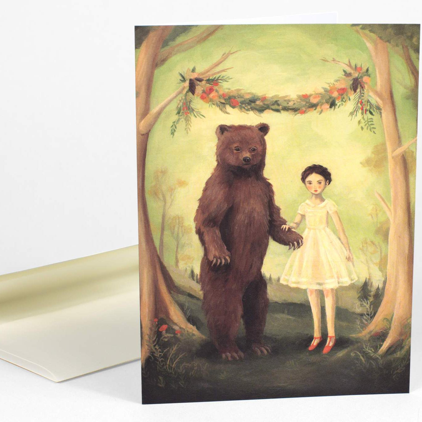 LOVE THIS! She Married a Bear Card from Emily Winfield Martin - shop at littlewhimsy NZ