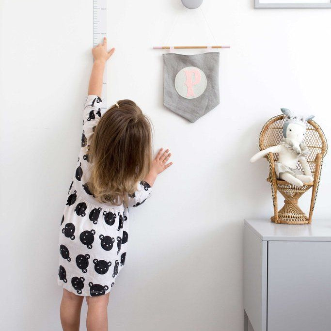 LOVE THIS! Keepsake Height Chart Decal from 100 Percent Heart - shop at littlewhimsy NZ