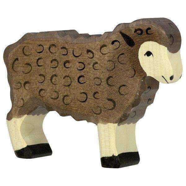 LOVE THIS! Wooden Sheep Black - Holztiger from Holztiger - shop at littlewhimsy NZ