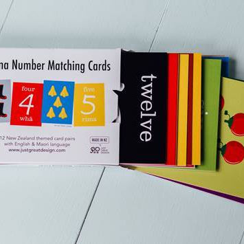 LOVE THIS! Kiwiana Number Matching Cards from Just Great Design - shop at littlewhimsy NZ