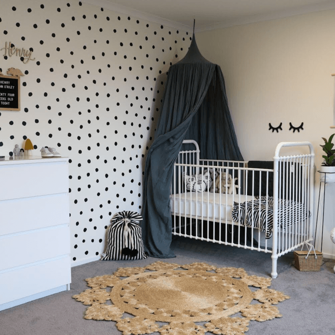 LOVE THIS! Wall Decals - Polka Dots - Hand Painted from 100 Percent Heart - shop at littlewhimsy NZ