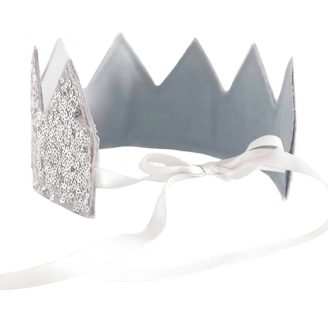 LOVE THIS! Alimrose Sequin Crown - Silver from Alimrose - shop at littlewhimsy NZ