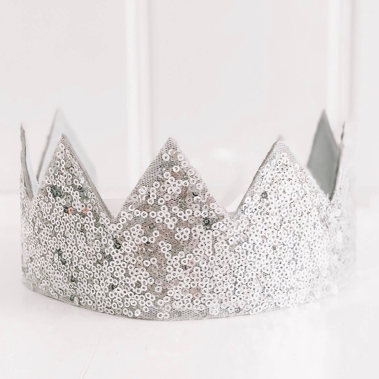 LOVE THIS! Alimrose Sequin Crown - Silver from Alimrose - shop at littlewhimsy NZ