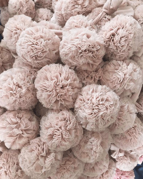 LOVE THIS! Spinkie Pom Garland in CHAMPAGNE from Spinkie - shop at littlewhimsy NZ