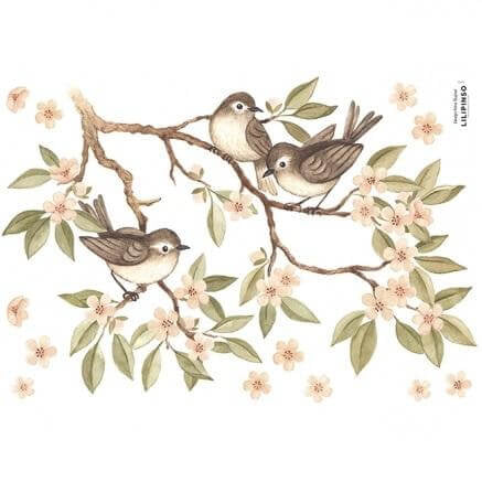LOVE THIS! Wall Decals - Sparrows and Branches from Lilipinso - shop at littlewhimsy NZ