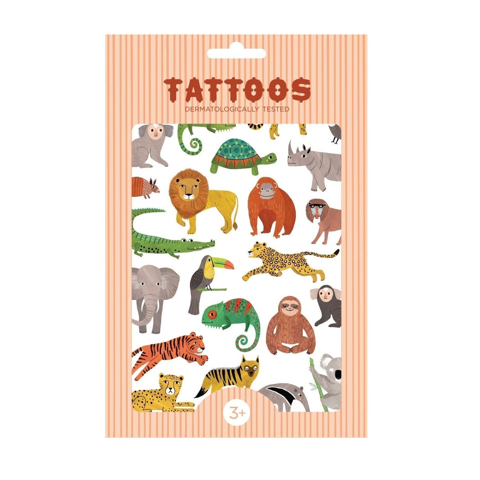LOVE THIS! Tattoos Jungle Animals from Petit Monkey - shop at littlewhimsy NZ