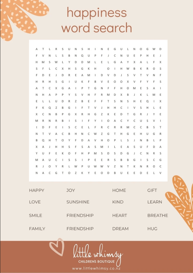 Word Search Free Printables