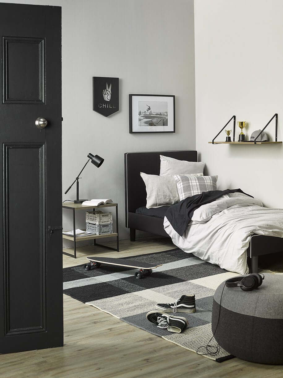 Boy's Monochrome Bedroom Inspiration