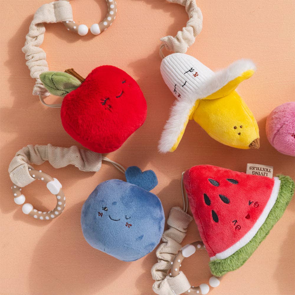 Living Textiles baby teethers, activity toys and pram toys available in New Zealand