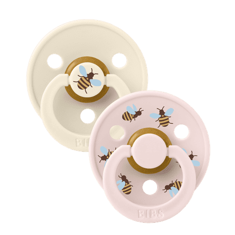 BIBS Pacifier Duo - Urban Garden | Bumblebee Ivory Mix – littlewhimsy