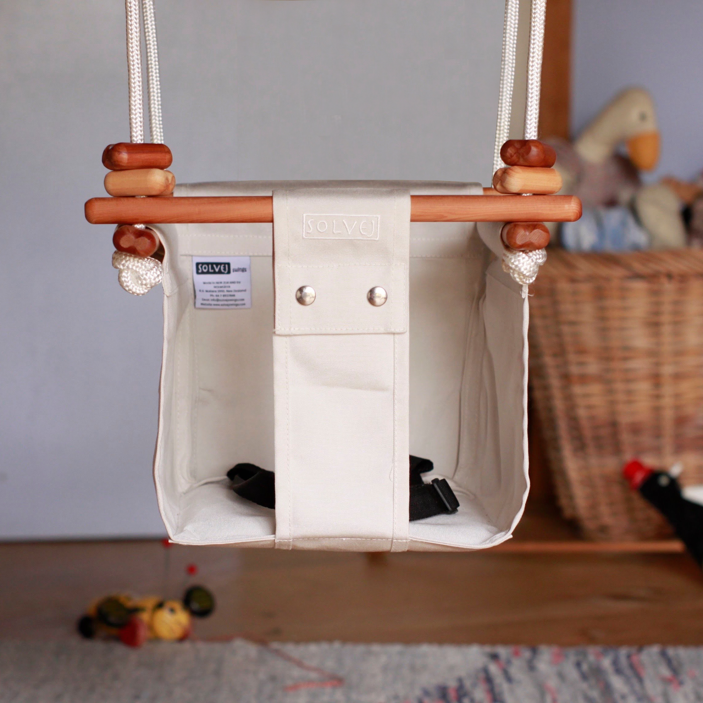 Solvej Baby + Toddler Swings - Merino White – littlewhimsy