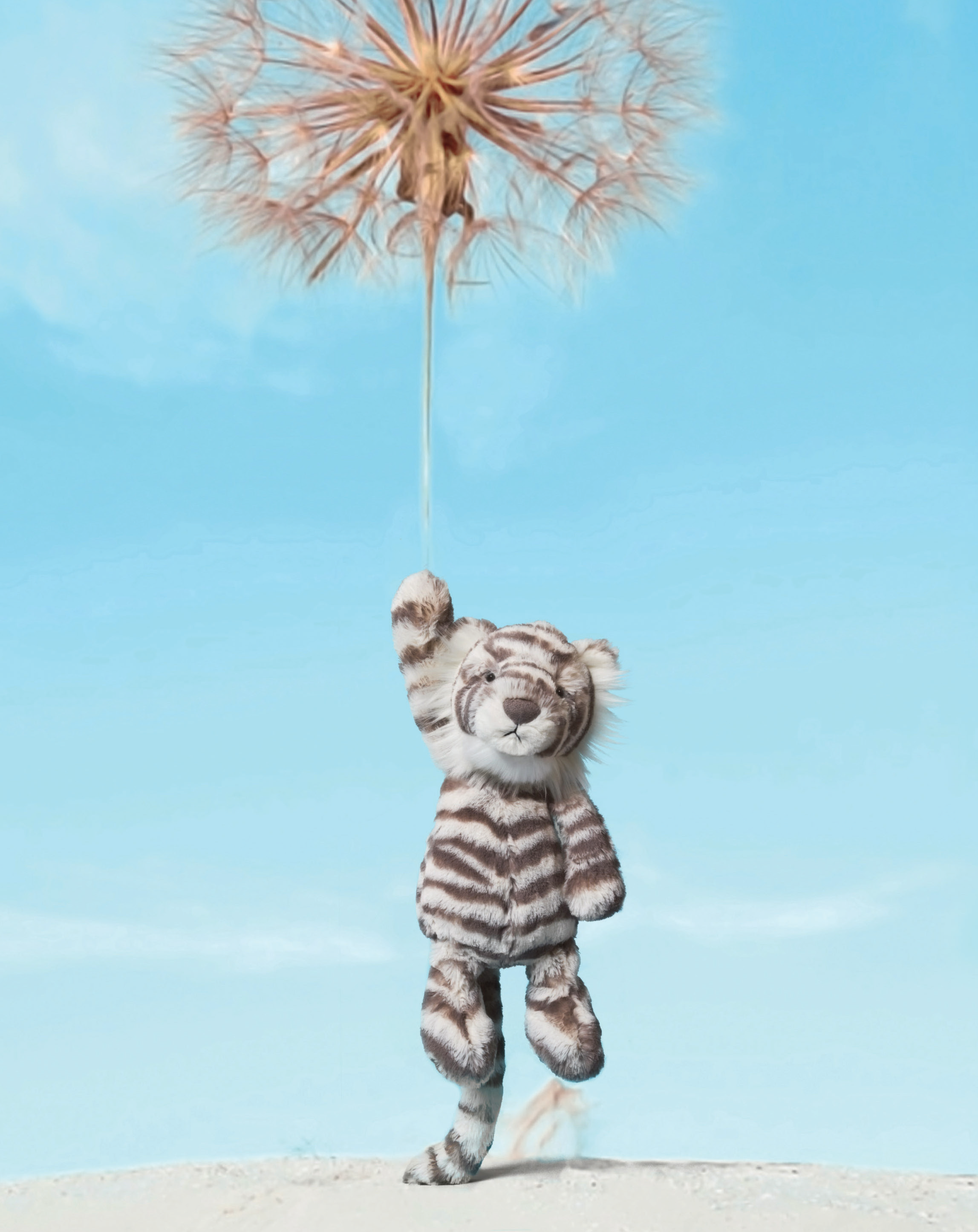 Jellycat snow top tiger medium