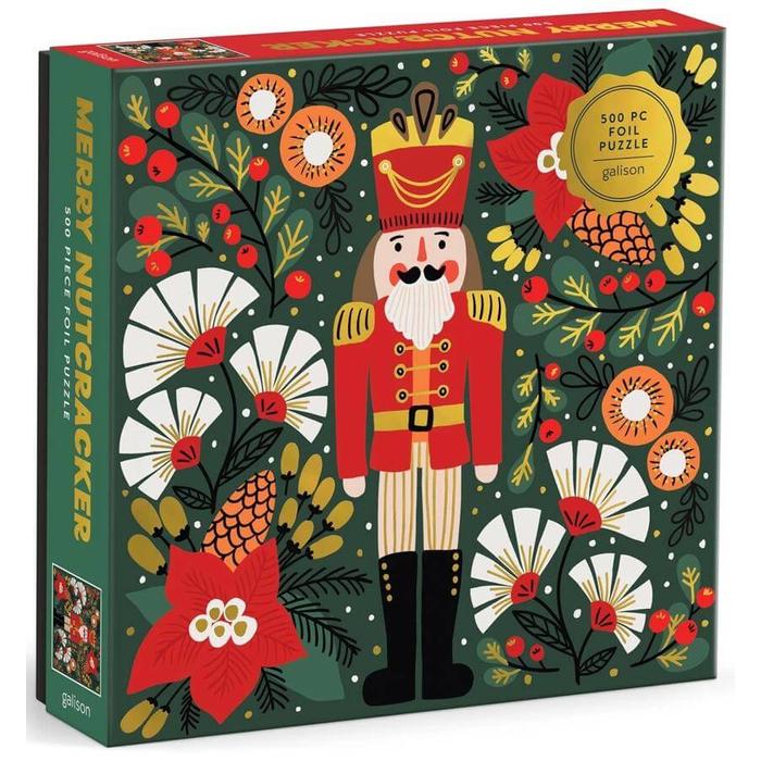 Christmas Puzzle | Merry Nutcracker - 500 Piece Puzzle – littlewhimsy