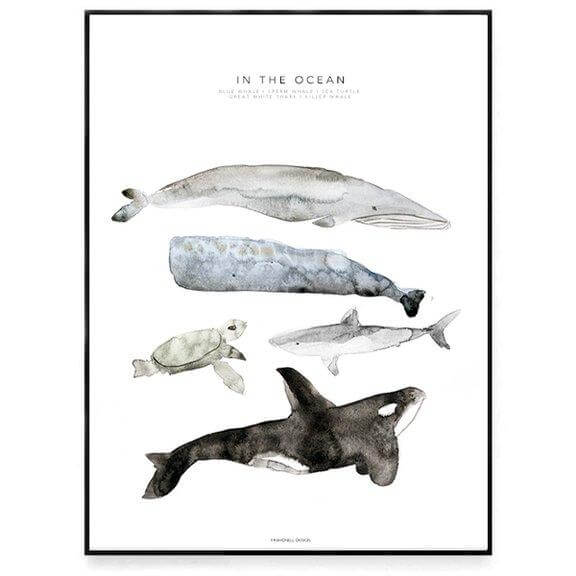 LOVE THIS! Fashionell In the Ocean Poster from Fashionell - shop at littlewhimsy NZ