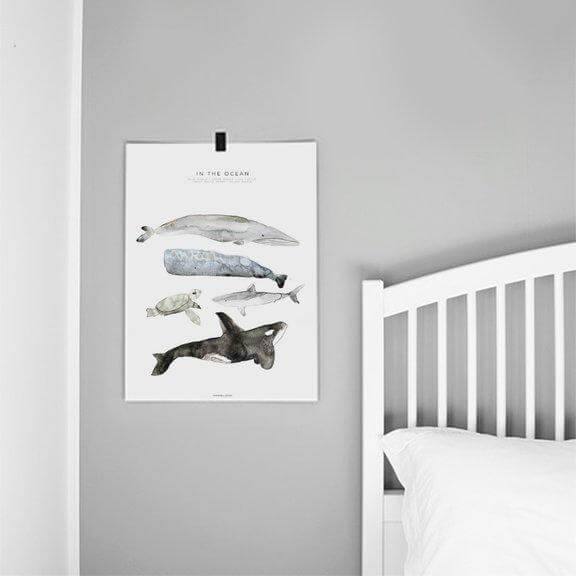 LOVE THIS! Fashionell In the Ocean Poster from Fashionell - shop at littlewhimsy NZ