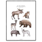 LOVE THIS! Fashionell In the Forest Poster from Fashionell - shop at littlewhimsy NZ