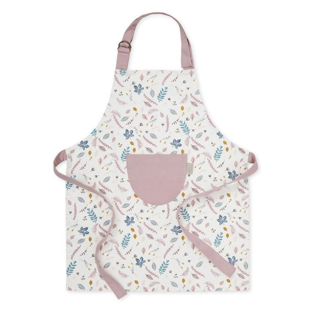 LOVE THIS! Cam Cam Kids Apron - GOTS - Pressed Leaves from CamCam - shop at littlewhimsy NZ