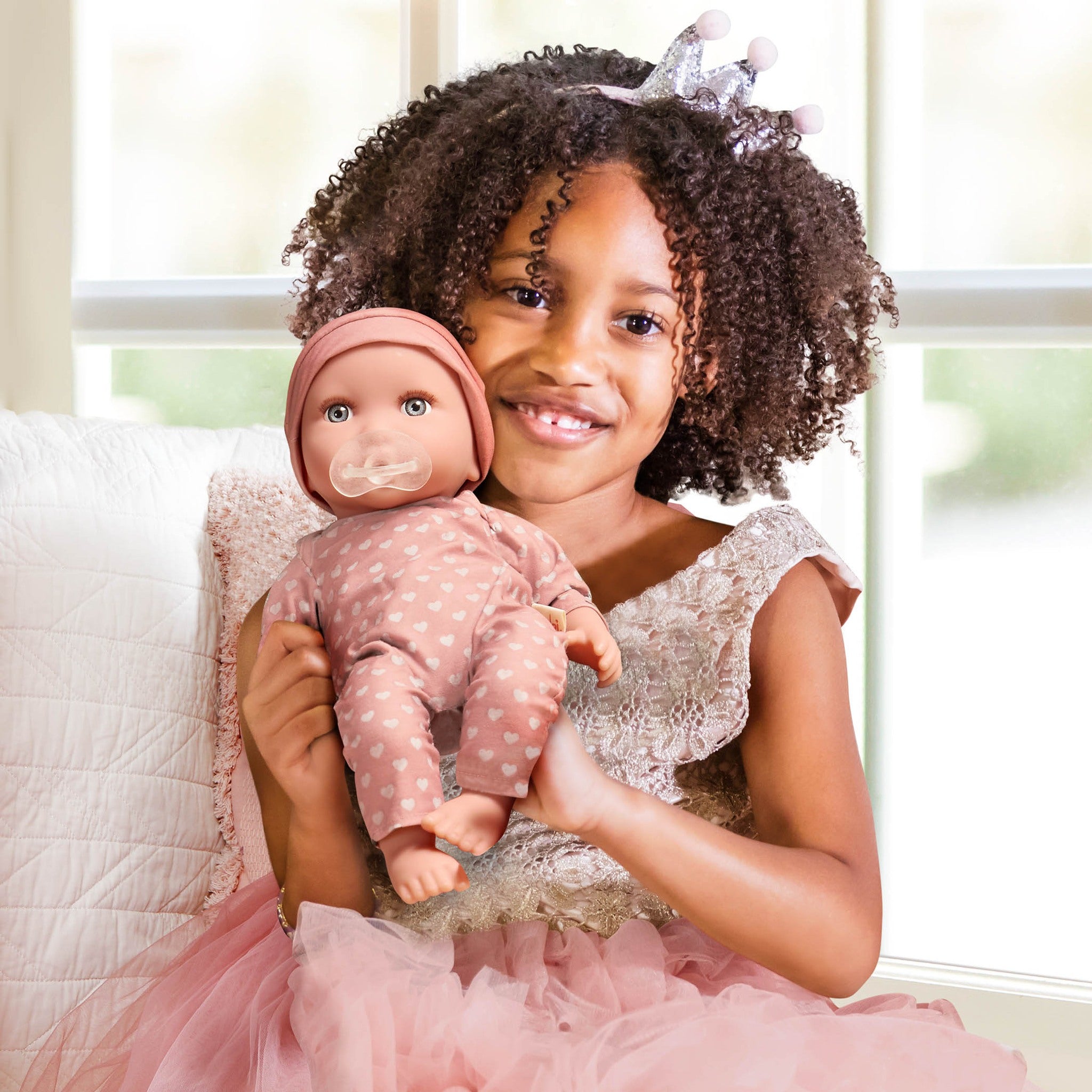 Babi Baby Doll PJs & Pink Hat littlewhimsy