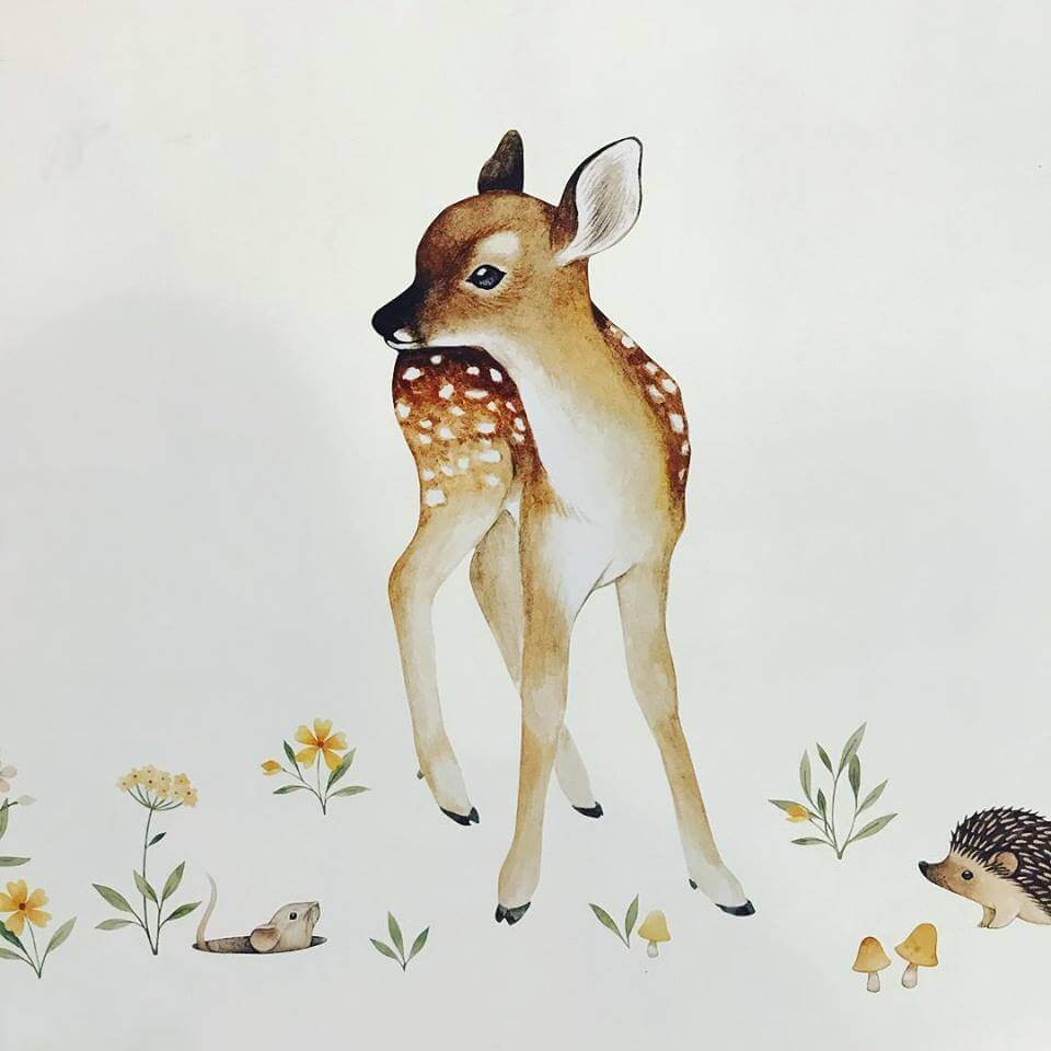LOVE THIS! Wall Decals - Little Forest Animals from Lilipinso - shop at littlewhimsy NZ