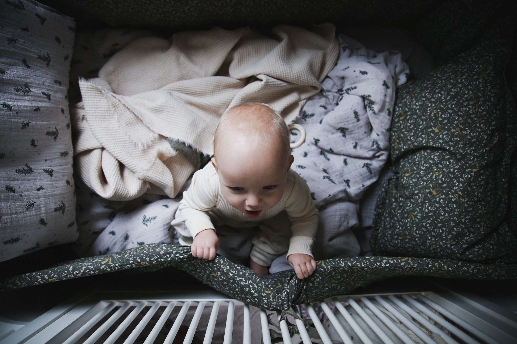 LOVE THIS! Rosemary Filled Muslin Quilt from Garbo & Friends - shop at littlewhimsy NZ