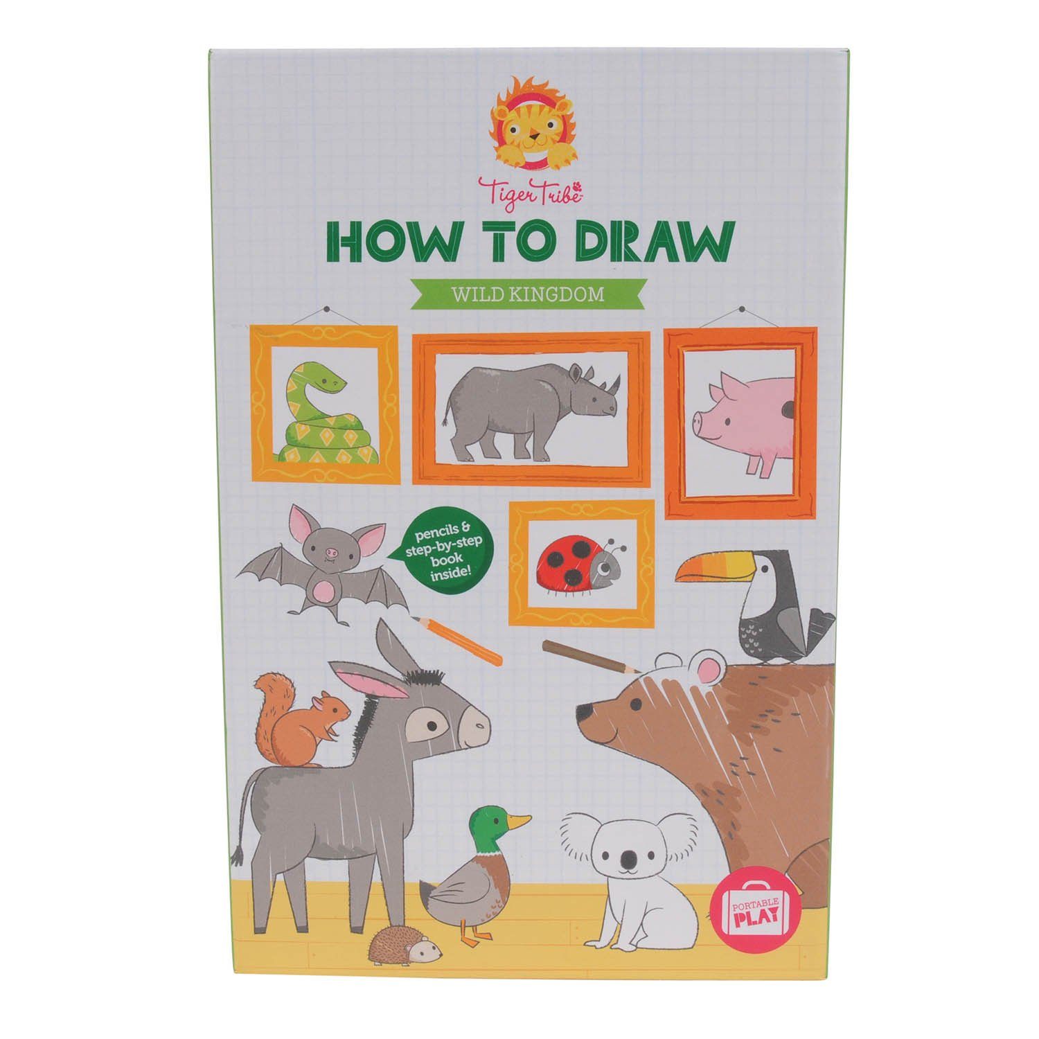 LOVE THIS! How-to-Draw Wild Kingdom from Tiger Tribe - shop at littlewhimsy NZ