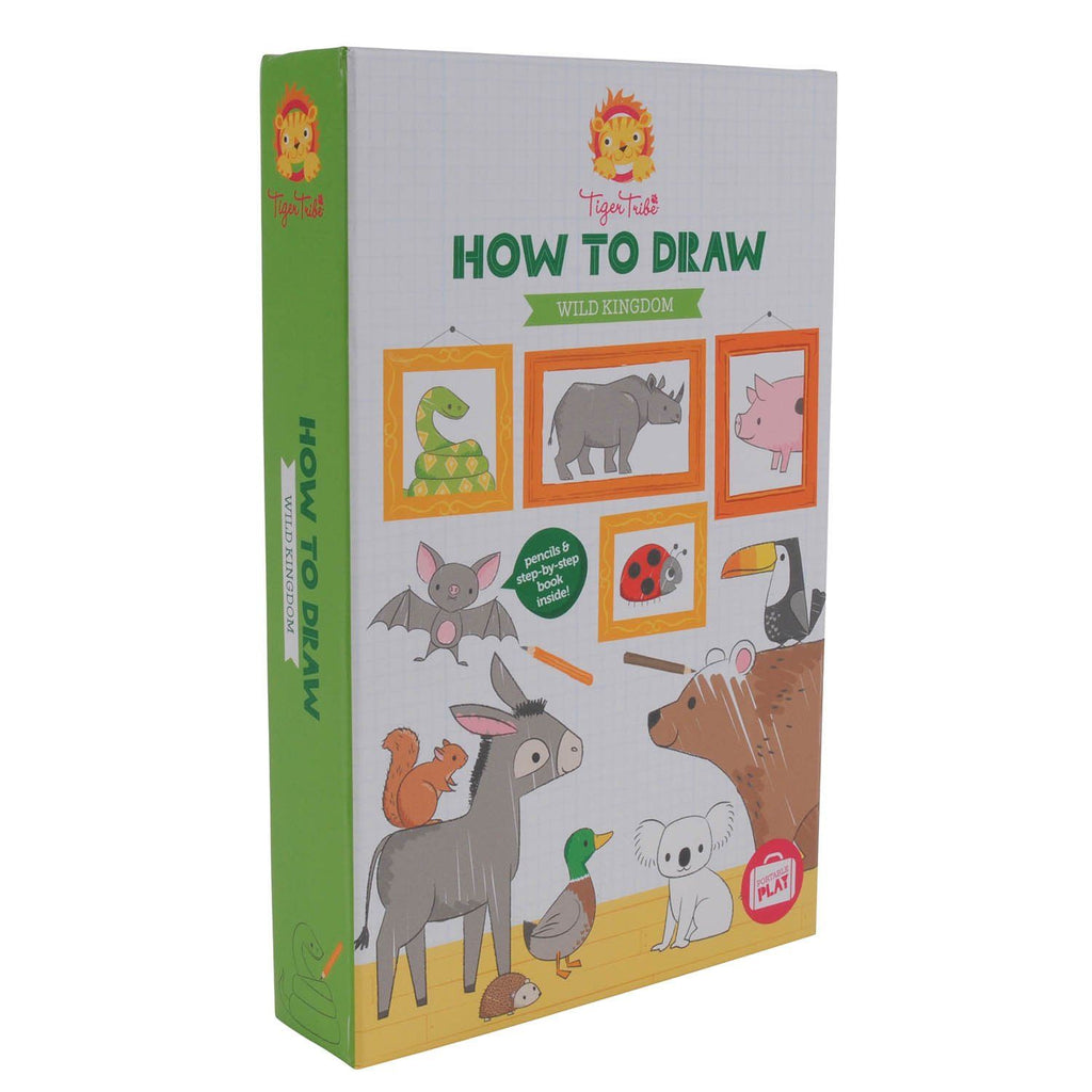 LOVE THIS! How-to-Draw Wild Kingdom from Tiger Tribe - shop at littlewhimsy NZ