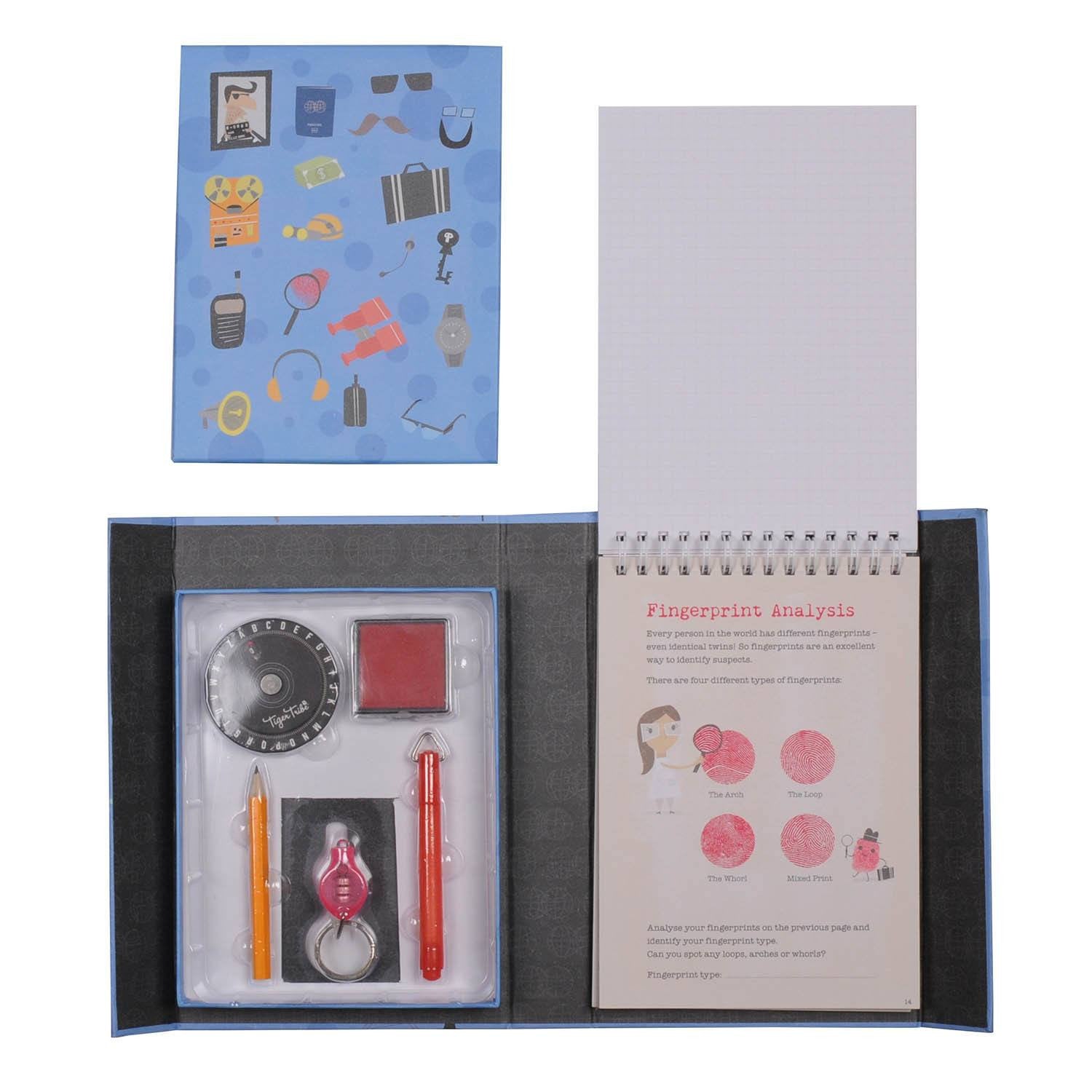 LOVE THIS! Top Secret Missions Detective Kit from Tiger Tribe - shop at littlewhimsy NZ