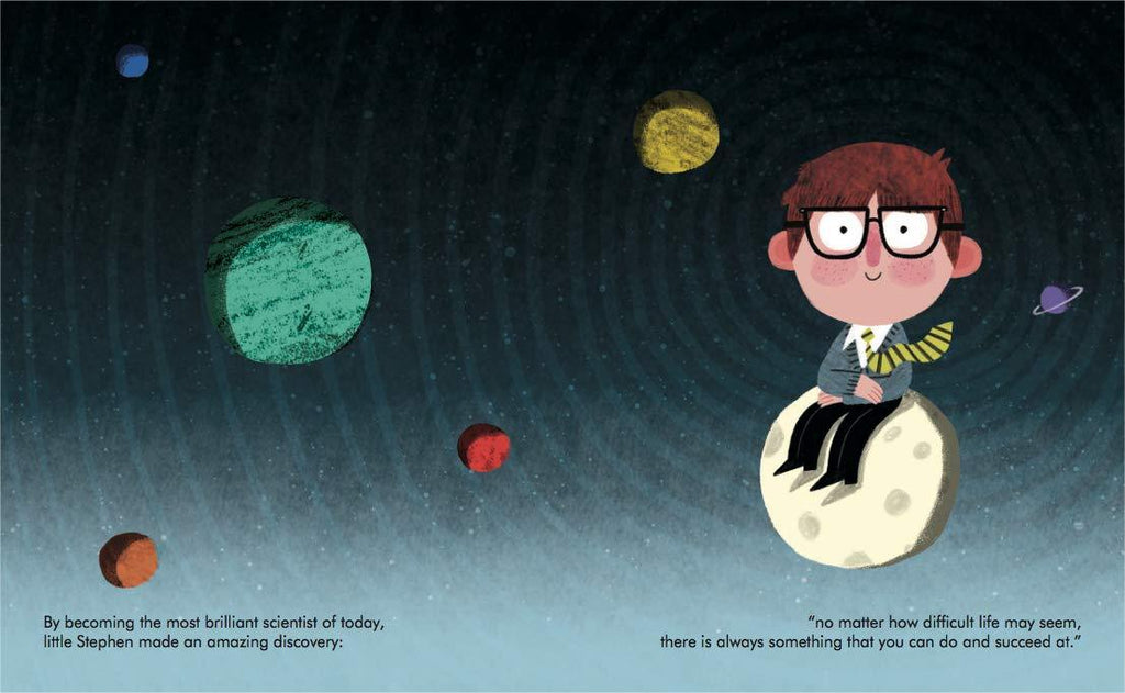 LOVE THIS! Little People, Big Dreams - Stephen Hawking from Penguin Books - shop at littlewhimsy NZ
