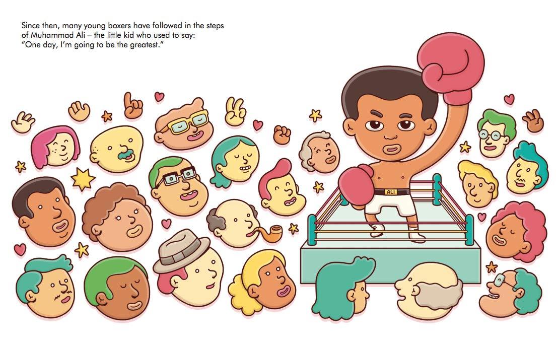 LOVE THIS! Little People, Big Dreams - Muhammad Ali from Penguin Books - shop at littlewhimsy NZ